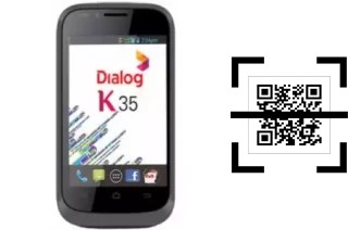 Wie lese ich QR-Codes auf einem Dialog K35?