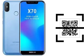 Wie lese ich QR-Codes auf einem Doogee X70?