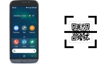 Wie lese ich QR-Codes auf einem Doro 8050 Plus?