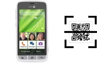 Wie lese ich QR-Codes auf einem Doro Liberto 822?