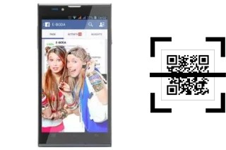 Wie lese ich QR-Codes auf einem E-Boda Rainbow V47?