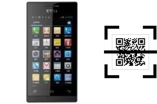 Wie lese ich QR-Codes auf einem Eton T850?