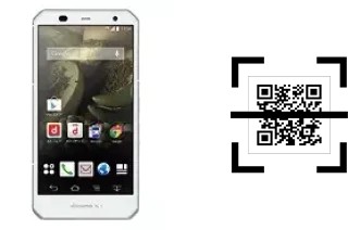 Wie lese ich QR-Codes auf einem Fujitsu Arrows NX F-02G?