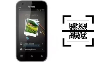 Wie lese ich QR-Codes auf einem G-Tide E60?