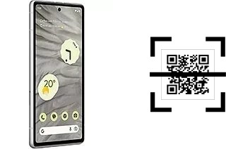 Wie lese ich QR-Codes auf einem Google Pixel 7a?