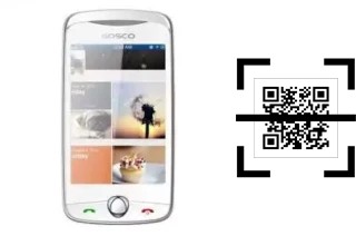 Wie lese ich QR-Codes auf einem Gosco A3522?