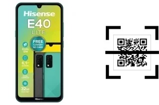 Wie lese ich QR-Codes auf einem HiSense E40 LITE?