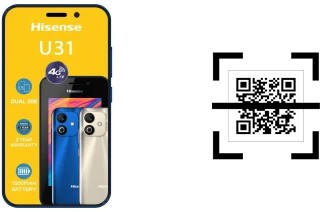 Wie lese ich QR-Codes auf einem HiSense U31?