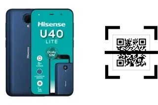 Wie lese ich QR-Codes auf einem HiSense U40 Lite?