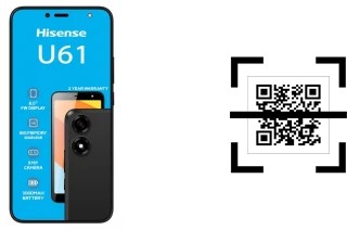 Wie lese ich QR-Codes auf einem HiSense U61?