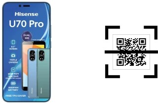 Wie lese ich QR-Codes auf einem HiSense U70 Pro?