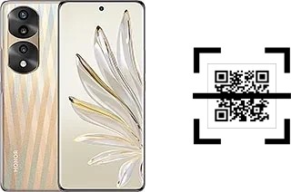 Wie lese ich QR-Codes auf einem Honor 70 Pro?