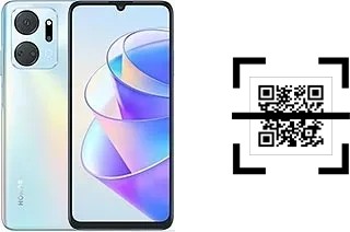 Wie lese ich QR-Codes auf einem Honor X7a?