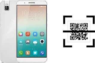 Wie lese ich QR-Codes auf einem Honor 7i?