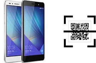 Wie lese ich QR-Codes auf einem Honor 7?