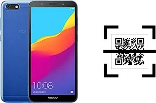 Wie lese ich QR-Codes auf einem Honor 7S?