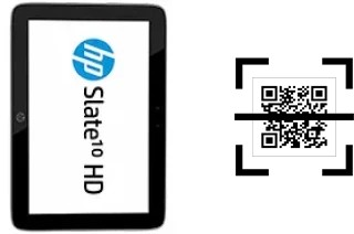 Wie lese ich QR-Codes auf einem HP Slate10 HD?