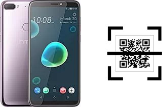 Wie lese ich QR-Codes auf einem HTC Desire 12+?