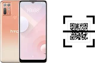 Wie lese ich QR-Codes auf einem HTC Desire 20+?