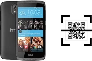 Wie lese ich QR-Codes auf einem HTC Desire 526?