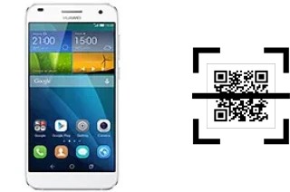 Wie lese ich QR-Codes auf einem Huawei Ascend G7?