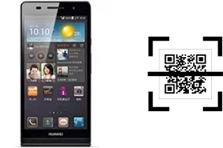 Wie lese ich QR-Codes auf einem Huawei Ascend P6 S?