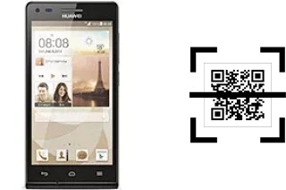 Wie lese ich QR-Codes auf einem Huawei Ascend P7 mini?