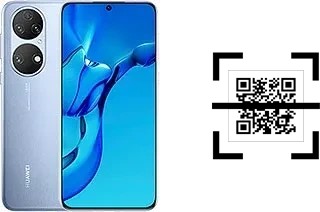 Wie lese ich QR-Codes auf einem Huawei P50E?