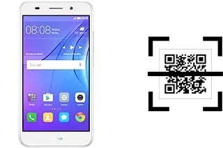 Wie lese ich QR-Codes auf einem Huawei Y3 (2017)?