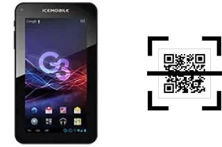 Wie lese ich QR-Codes auf einem Icemobile G3?