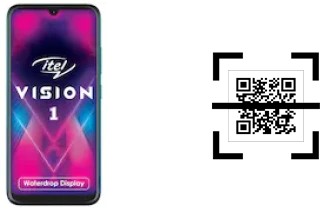 Wie lese ich QR-Codes auf einem itel Vision 1?