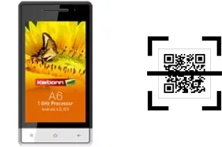 Wie lese ich QR-Codes auf einem Karbonn A6?