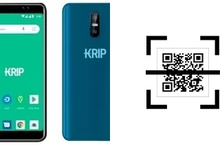 Wie lese ich QR-Codes auf einem Krip K55h?