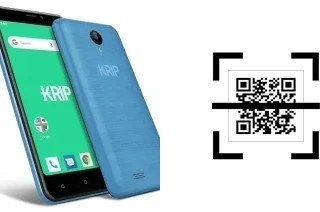 Wie lese ich QR-Codes auf einem Krip K5d?