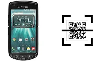 Wie lese ich QR-Codes auf einem Kyocera Brigadier?