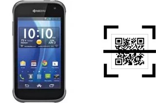 Wie lese ich QR-Codes auf einem Kyocera Hydro Xtrm?