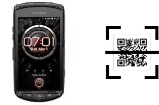 Wie lese ich QR-Codes auf einem Kyocera Torque KC-S701?