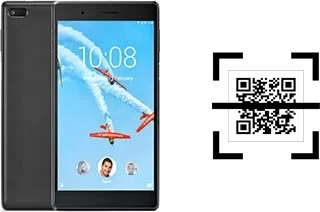 Wie lese ich QR-Codes auf einem Lenovo Tab 7?