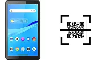 Wie lese ich QR-Codes auf einem Lenovo Tab M7?