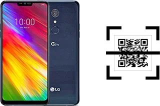 Wie lese ich QR-Codes auf einem LG G7 Fit?