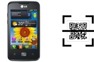 Wie lese ich QR-Codes auf einem LG Optimus Hub E510?