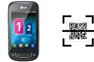 Wie lese ich QR-Codes auf einem LG Optimus Net Dual?