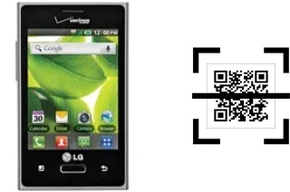 Wie lese ich QR-Codes auf einem LG Optimus Zone VS410?