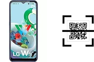 Wie lese ich QR-Codes auf einem LG W31+?