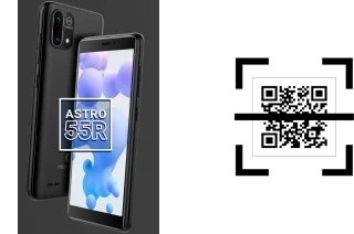 Wie lese ich QR-Codes auf einem Maxwest Astro 55r?