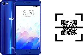 Wie lese ich QR-Codes auf einem Meizu M3x?