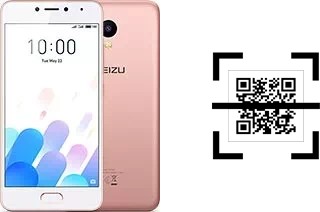 Wie lese ich QR-Codes auf einem Meizu M5c?