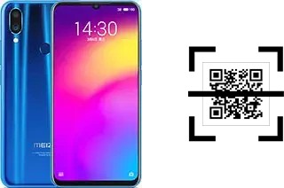 Wie lese ich QR-Codes auf einem Meizu Note 9?