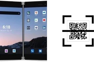 Wie lese ich QR-Codes auf einem Microsoft Surface Duo?