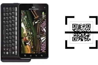 Wie lese ich QR-Codes auf einem Motorola Milestone XT883?